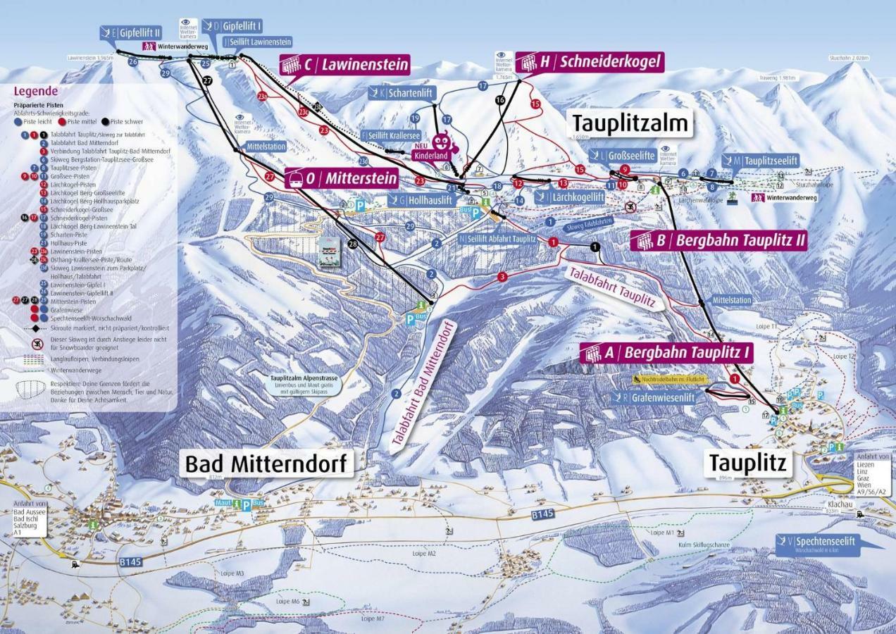 Apartman Tauplitz Bagian luar foto